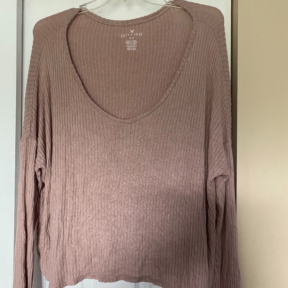 Light Pink Long Sleeve Tee